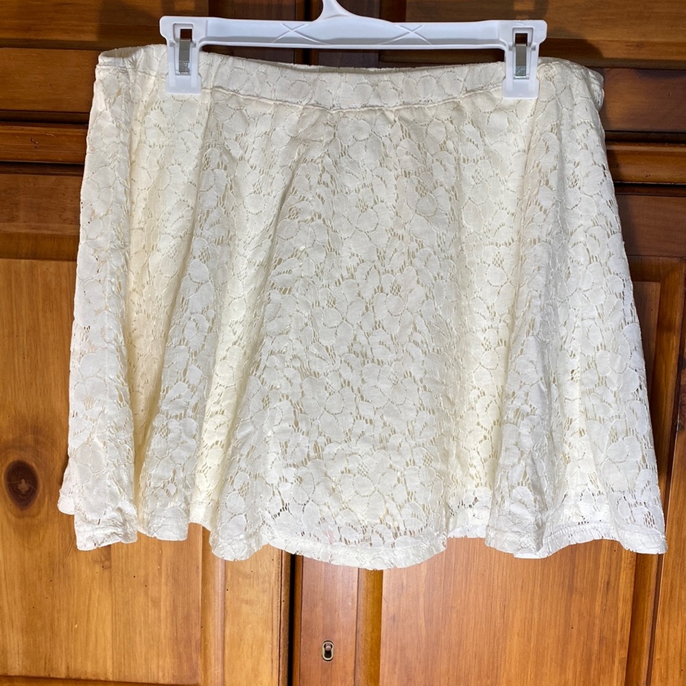 White Lace Skirt - image 1